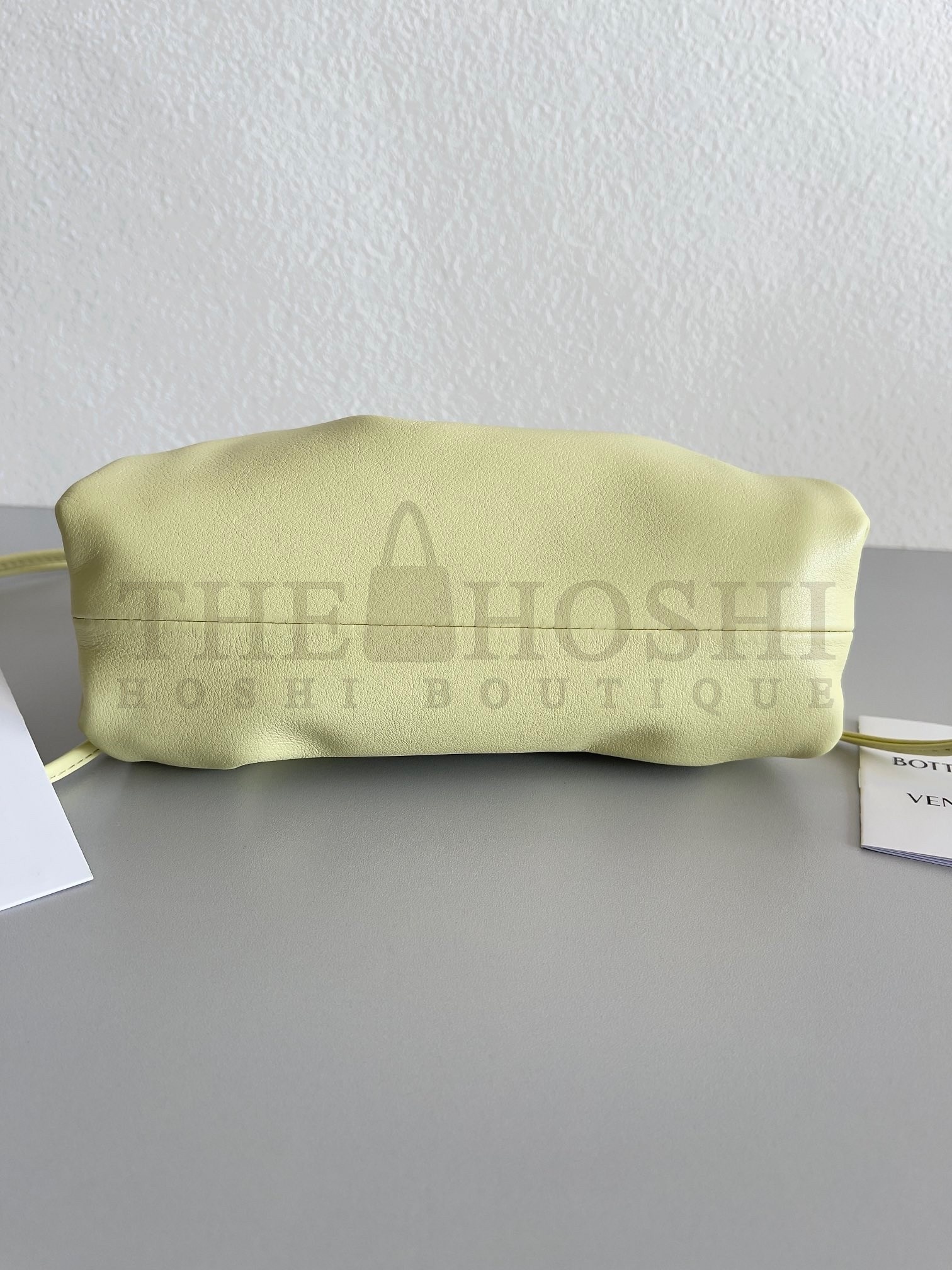 B0tt*ga Ven*ta Mini Pouch Bag In Zest Washed Calfskin Master Quality