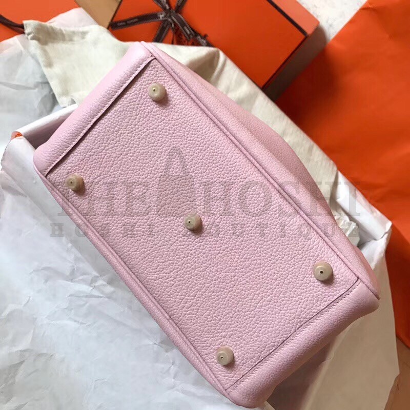 H**me5 Rose Dragee Lindy 26cm Clemence Handmade Bag Master Quality