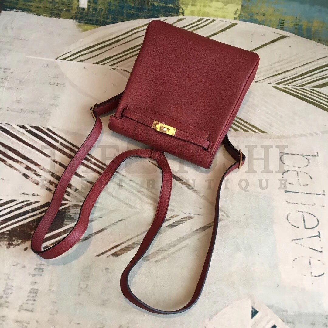 H**me5 Bordeaux Clemence Kelly Ado PM Backpack Master Quality