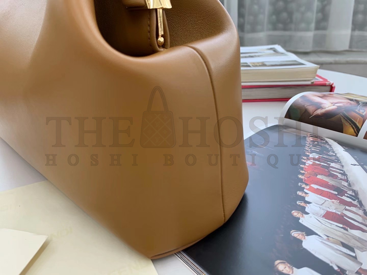 F**di First Medium Bag In Brown Nappa Leather Master Quality