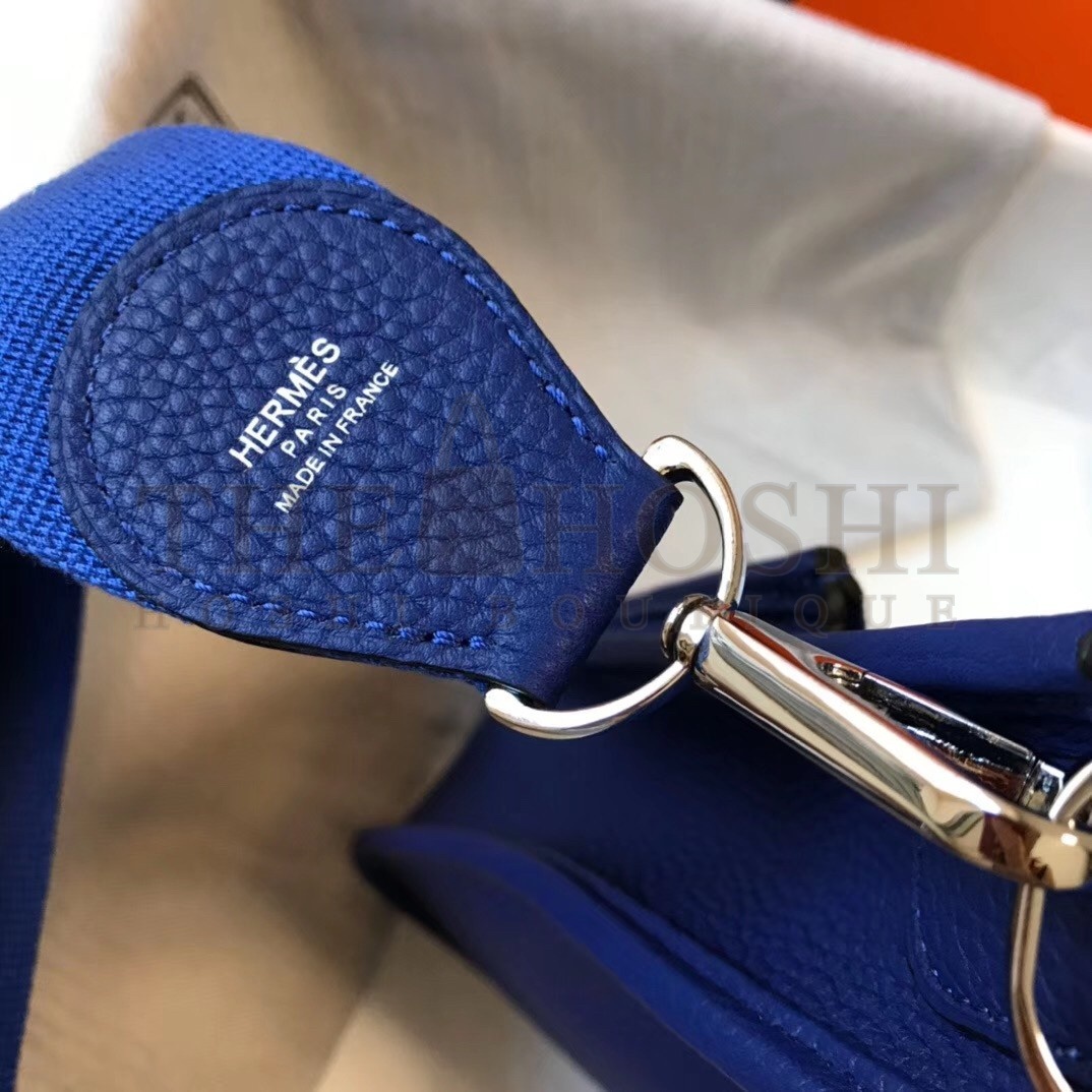 H**me5 Evelyne III 29 Bag In Blue Electric Clemence Leather Master Quality