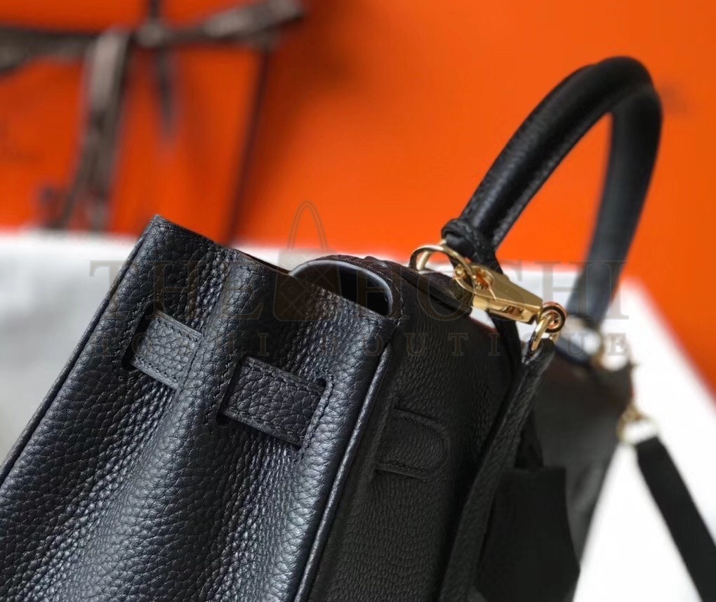 H**me5 Black Clemence Kelly 25cm GHW Bag Master Quality