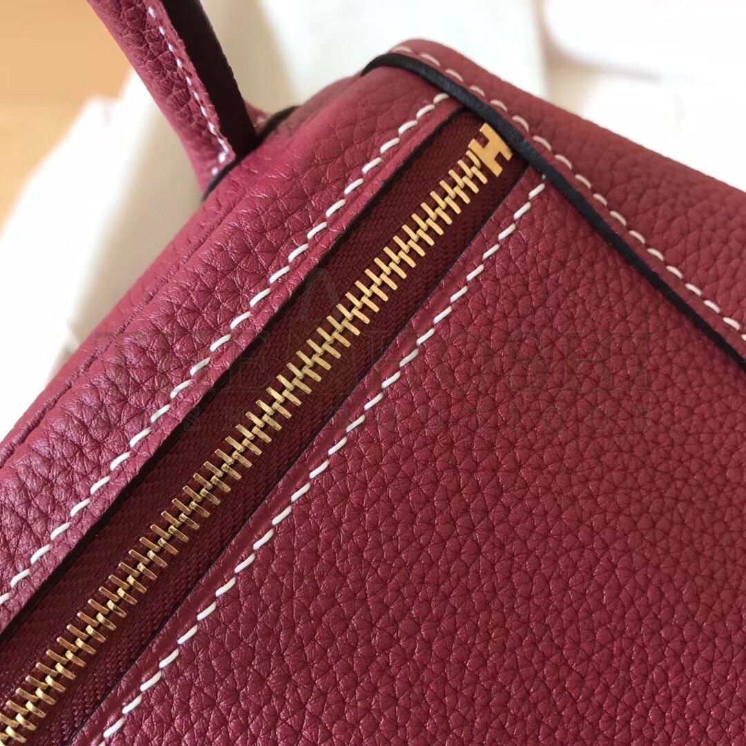 H**me5 Ruby Lindy 30cm Clemence Handmade Bag Master Quality