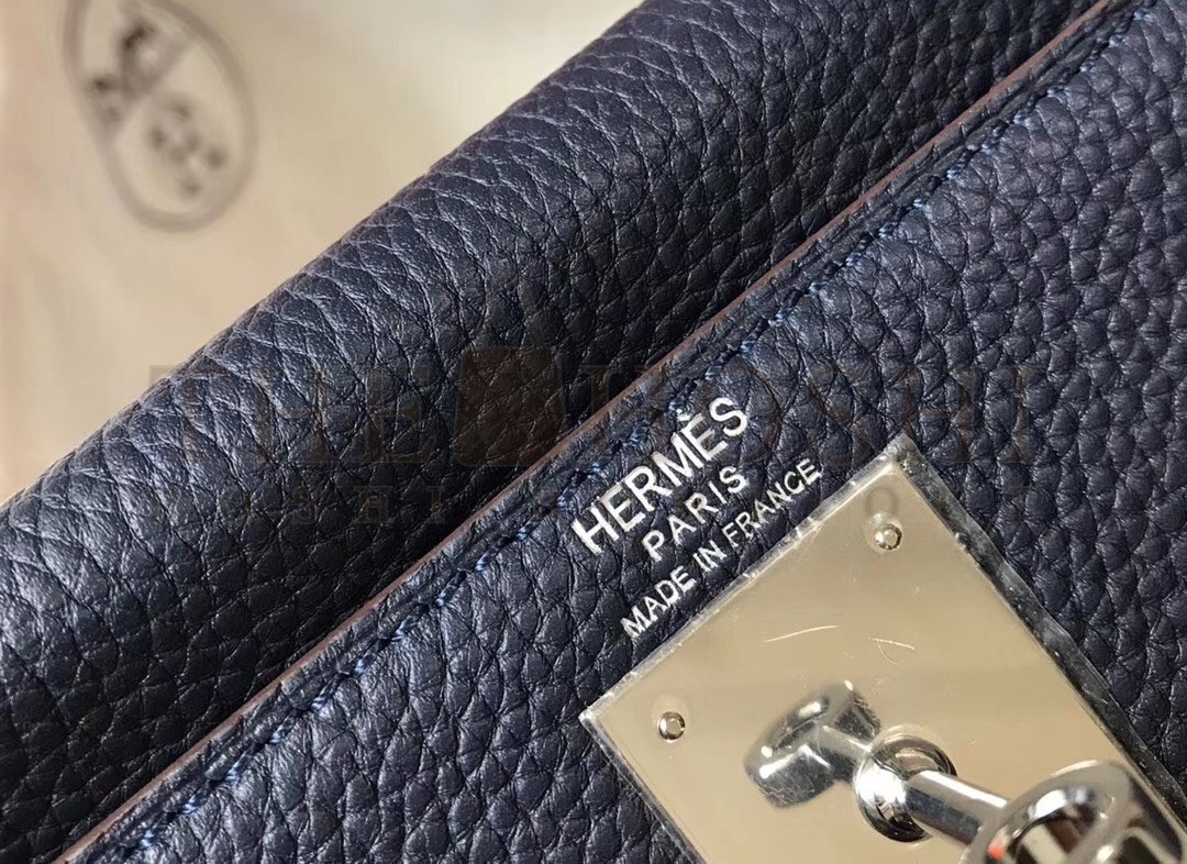 H**me5 Navy Blue Clemence Kelly 32cm Retourne Bag Master Quality