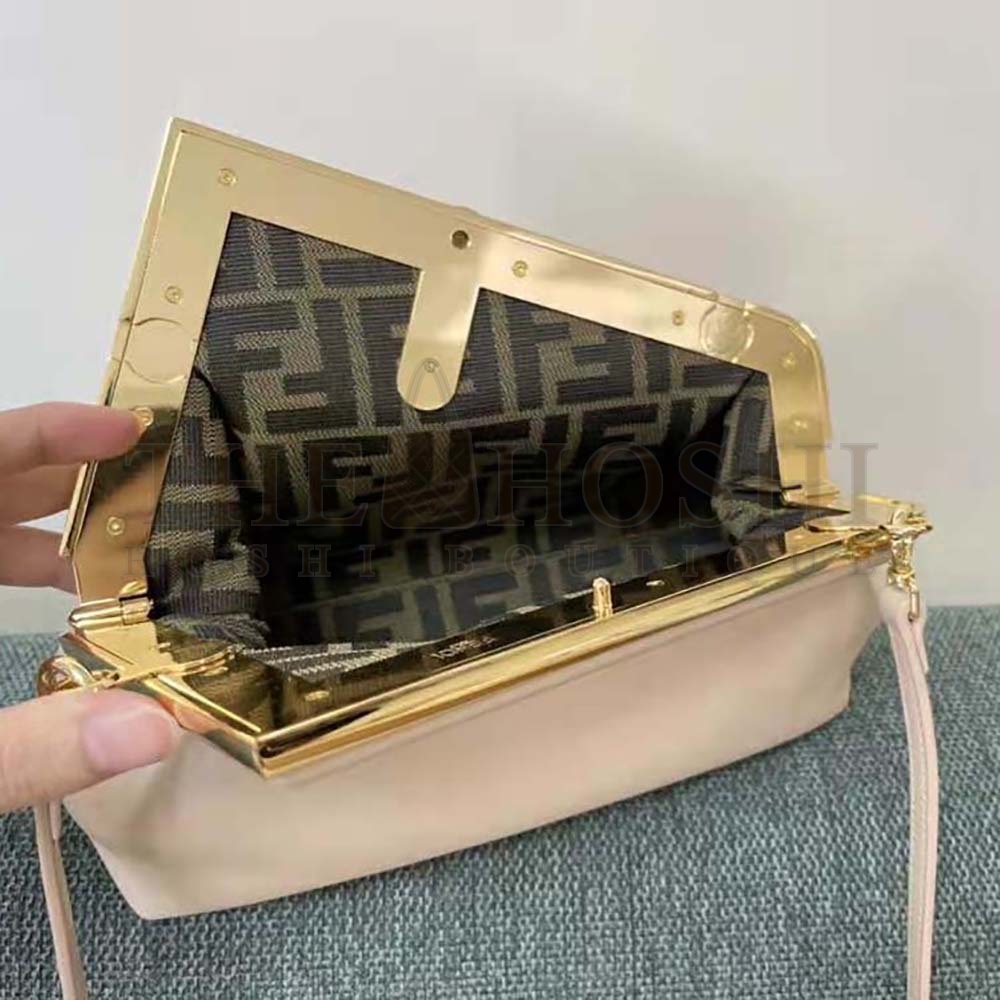 F**di Women First Small Pink Leather Bag Master Quality