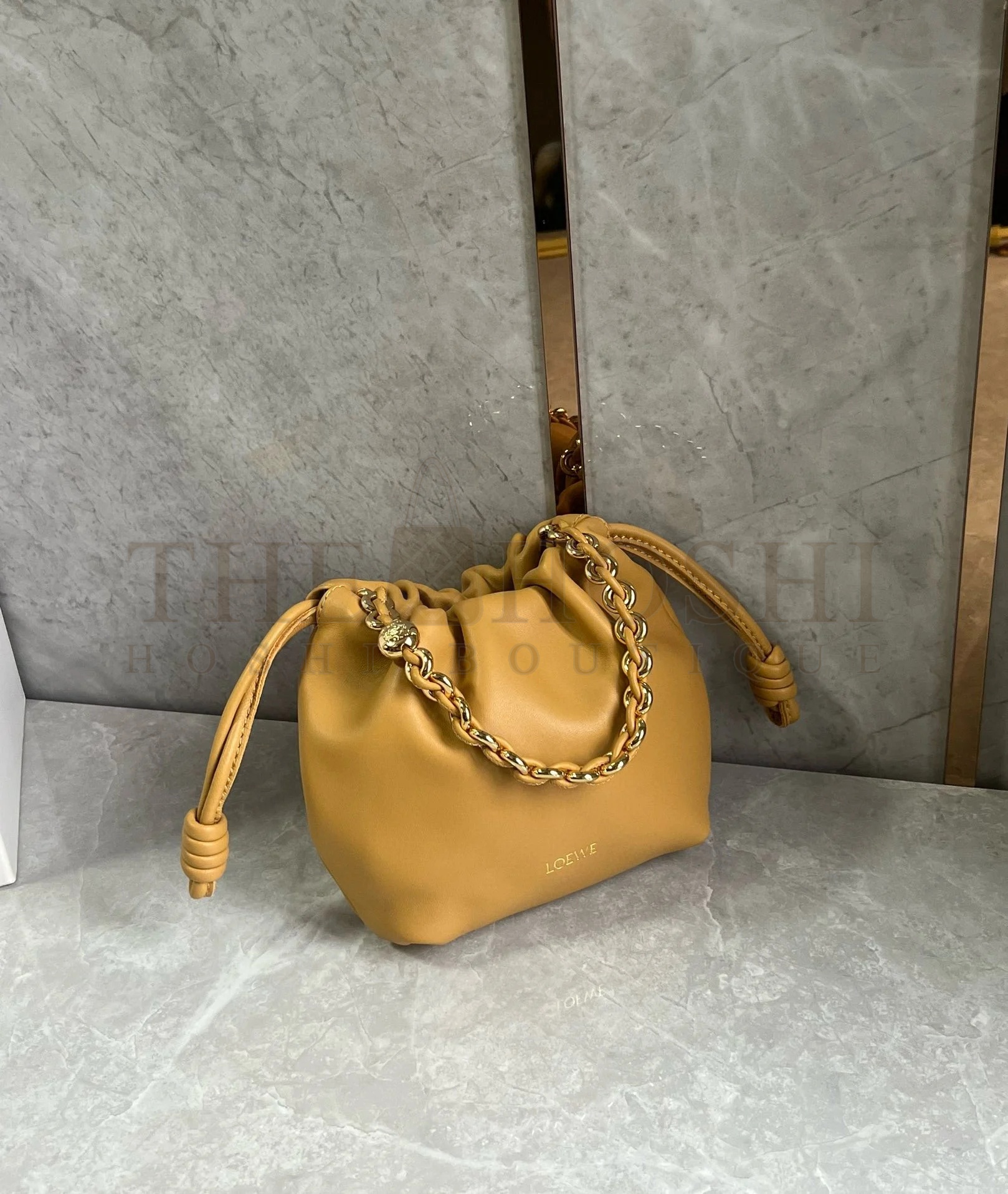 L0ew* Mini Flamenco Purse Bag in Sahara Nappa Lambskin Master Quality