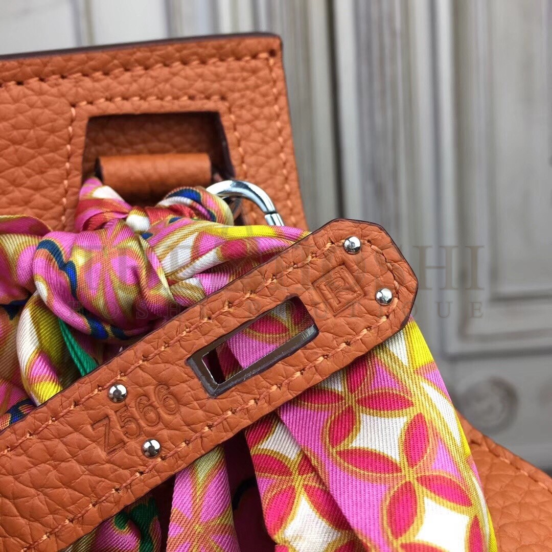 H**me5 Orange Clemence Jypsiere 28cm Bag Master Quality