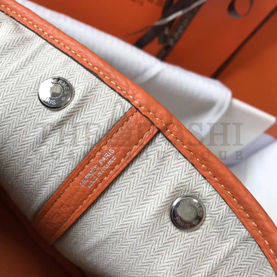 H**me5 Orange Clemence Garden Party 30cm Handmade Bag Master Quality