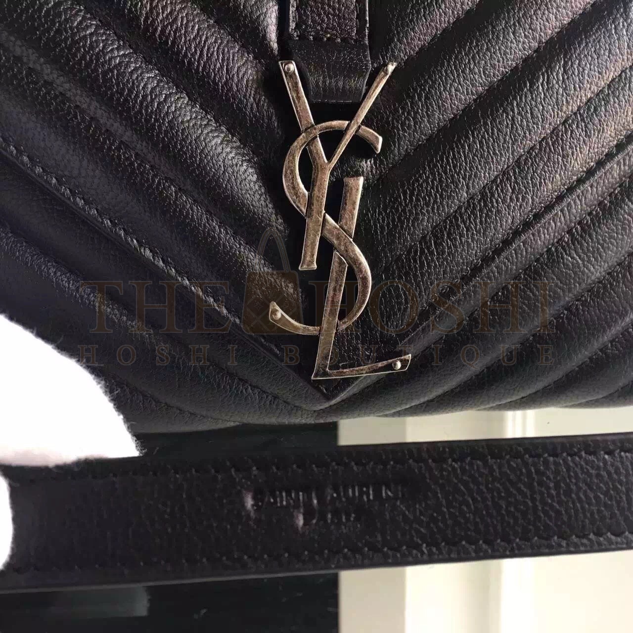 Sa1nt Lau*nt Large Black College Shoulder Bag Master Quality