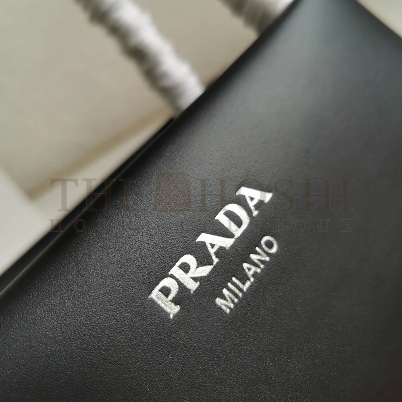 Pra*a S*pernova Small Shoulder Bag In Black Calfskin Master Quality