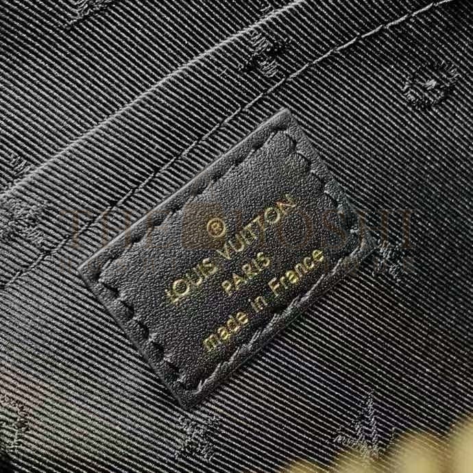 L0vis Vvtt0n LV Women Alma BB Handbag Black Quilted Embroidered Smooth Calf Master Quality