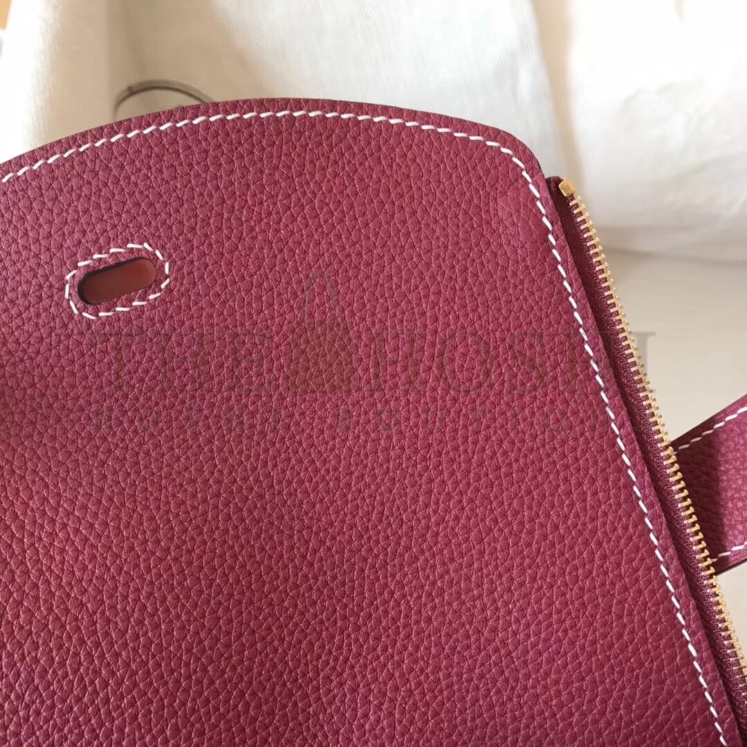H**me5 Ruby Lindy 26cm Clemence Handmade Bag Master Quality