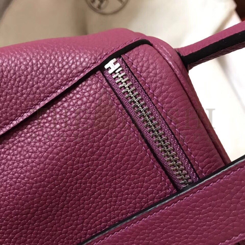 H**me5 Purple Lindy 30cm Clemence Handmade Bag Master Quality