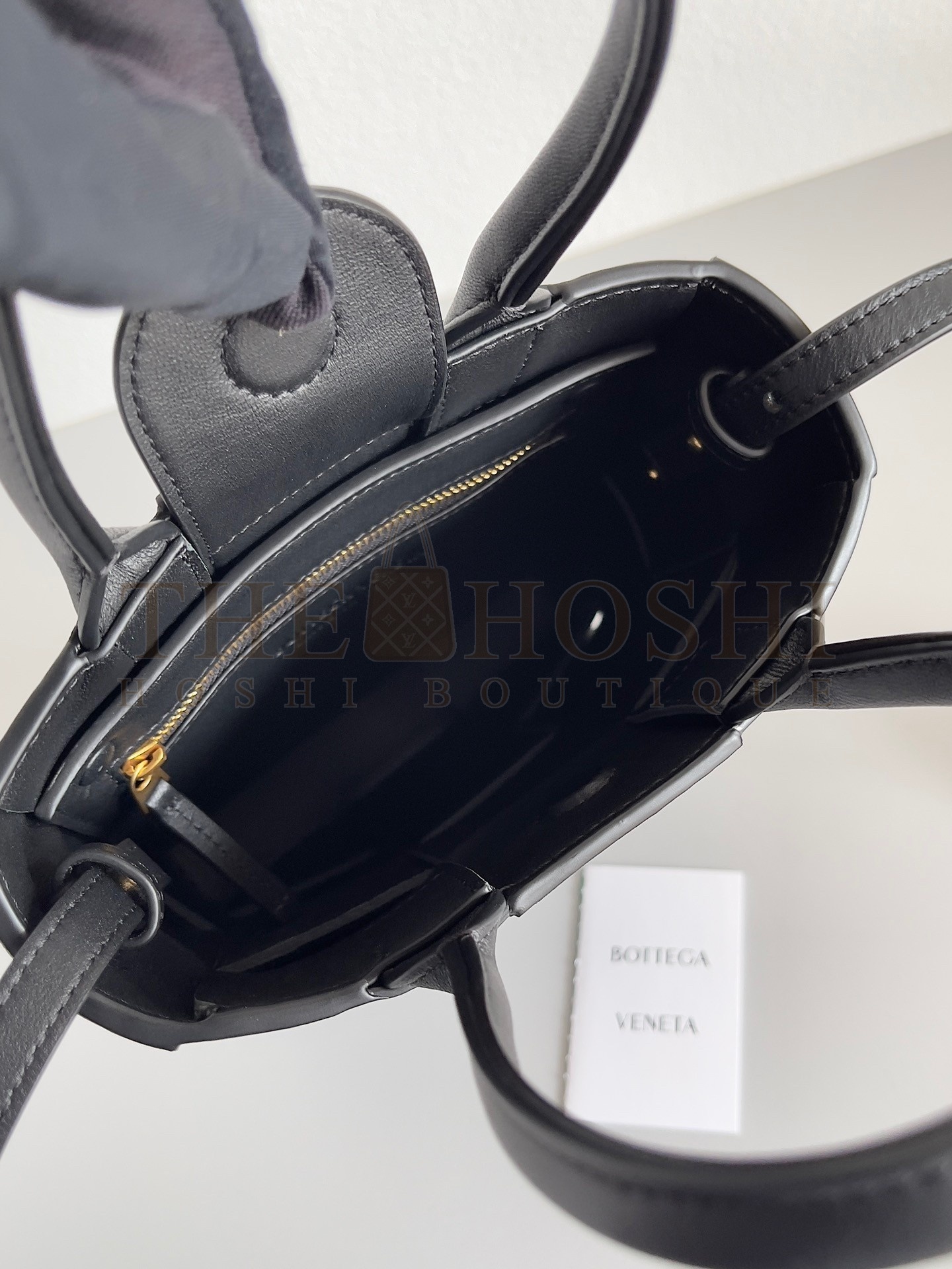 B0tt*ga Ven*ta Mini Cassette Tote Bag In Black Lambskin Master Quality