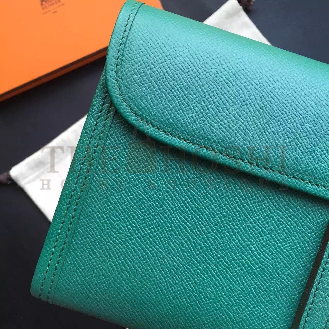 H**me5 Malachite Epsom Jige Elan 29 Clutch Bag Master Quality