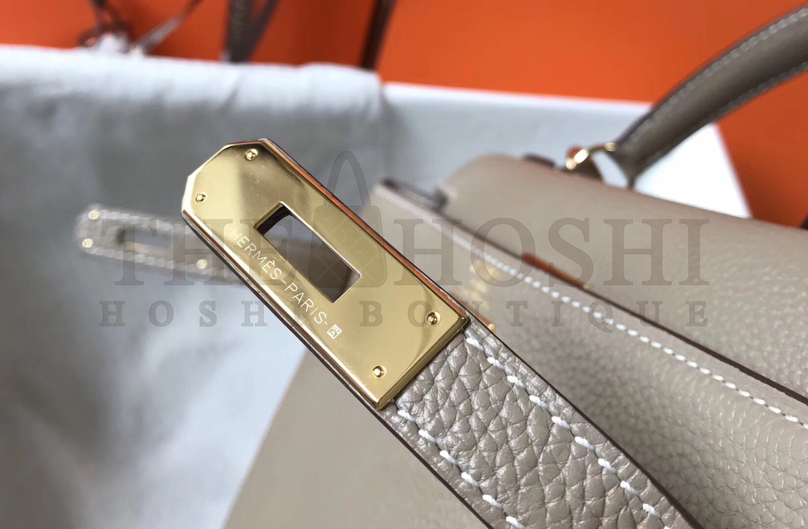 H**me5 Grey Clemence Kelly 28cm Bag Master Quality
