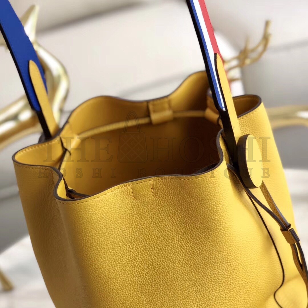 H**me5 Licol 17cm Bag In Yellow Evercolor Calfskin Master Quality