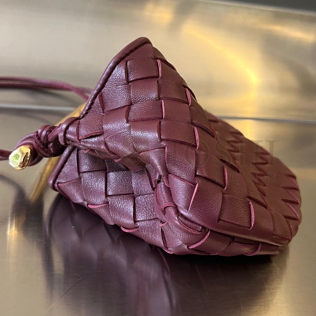 B0tt*ga Ven*ta Sardine Mini Bag In Barolo Intrecciato Lambskin Master Quality