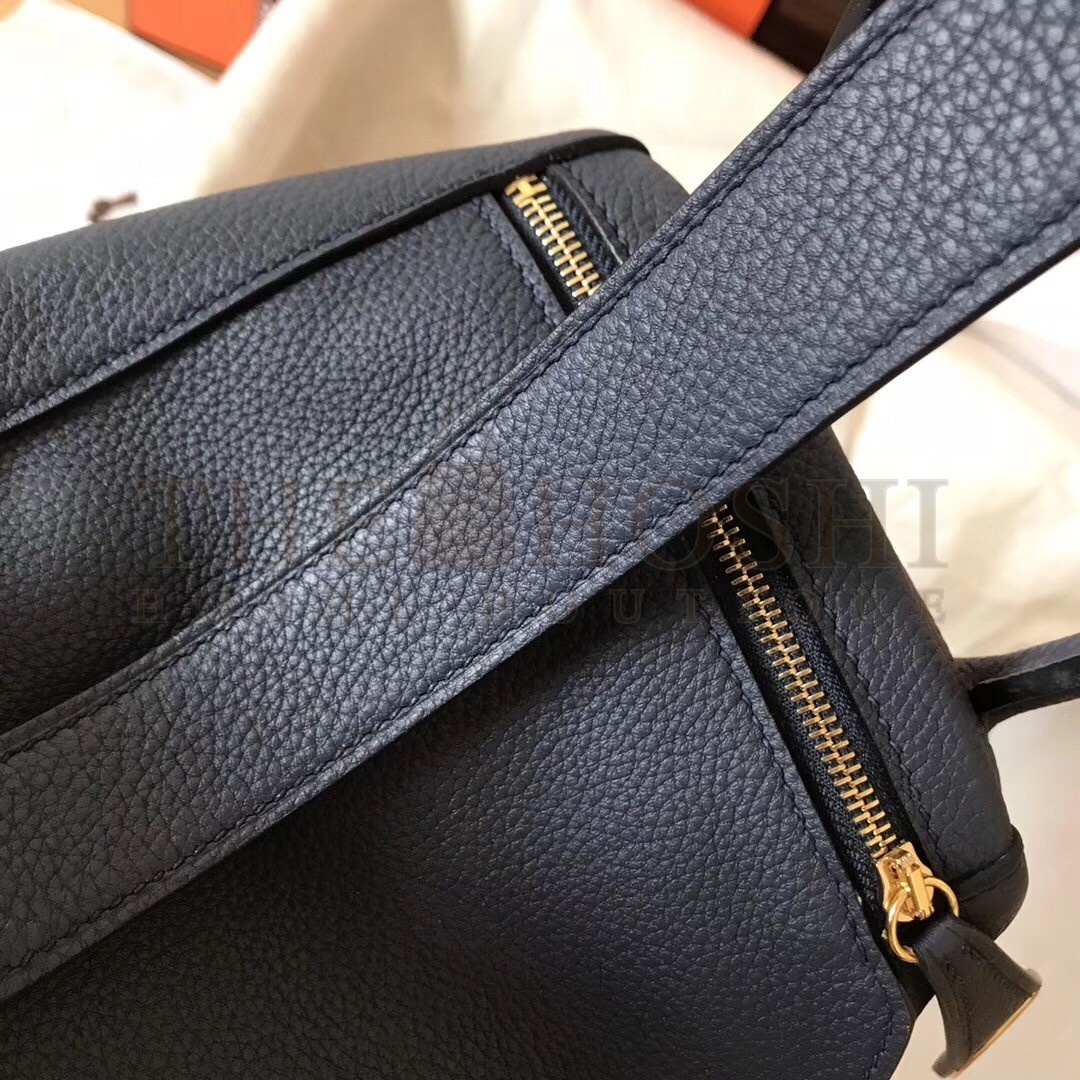 H**me5 Dark Blue Lindy 26cm Clemence Handmade Bag Master Quality