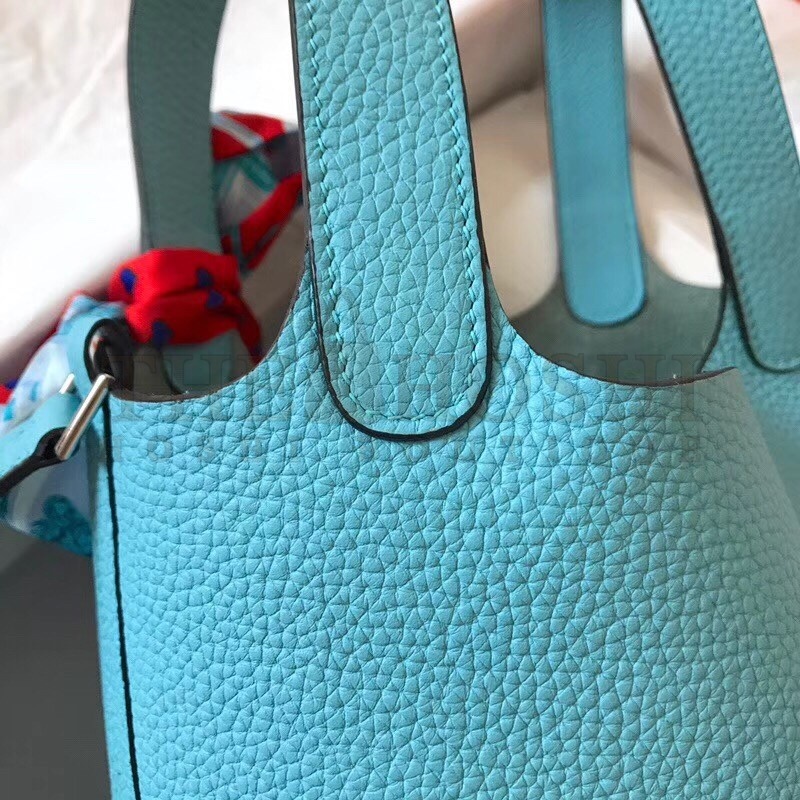 H**me5 Lagon Picotin Lock PM 18cm Handmade Bag Master Quality