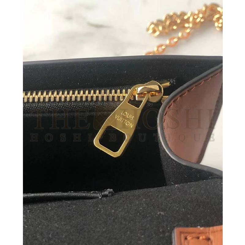 L0vis Vvtt0n LV Women Dauphine Chain Wallet Monogram Canvas-Brown Master Quality