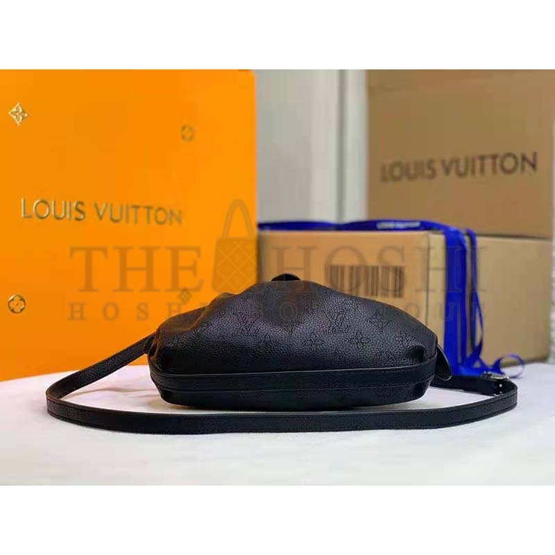 L0vis Vvtt0n LV Women Scala Mini Pouch Black Mahina Perforated Calf Leather Master Quality