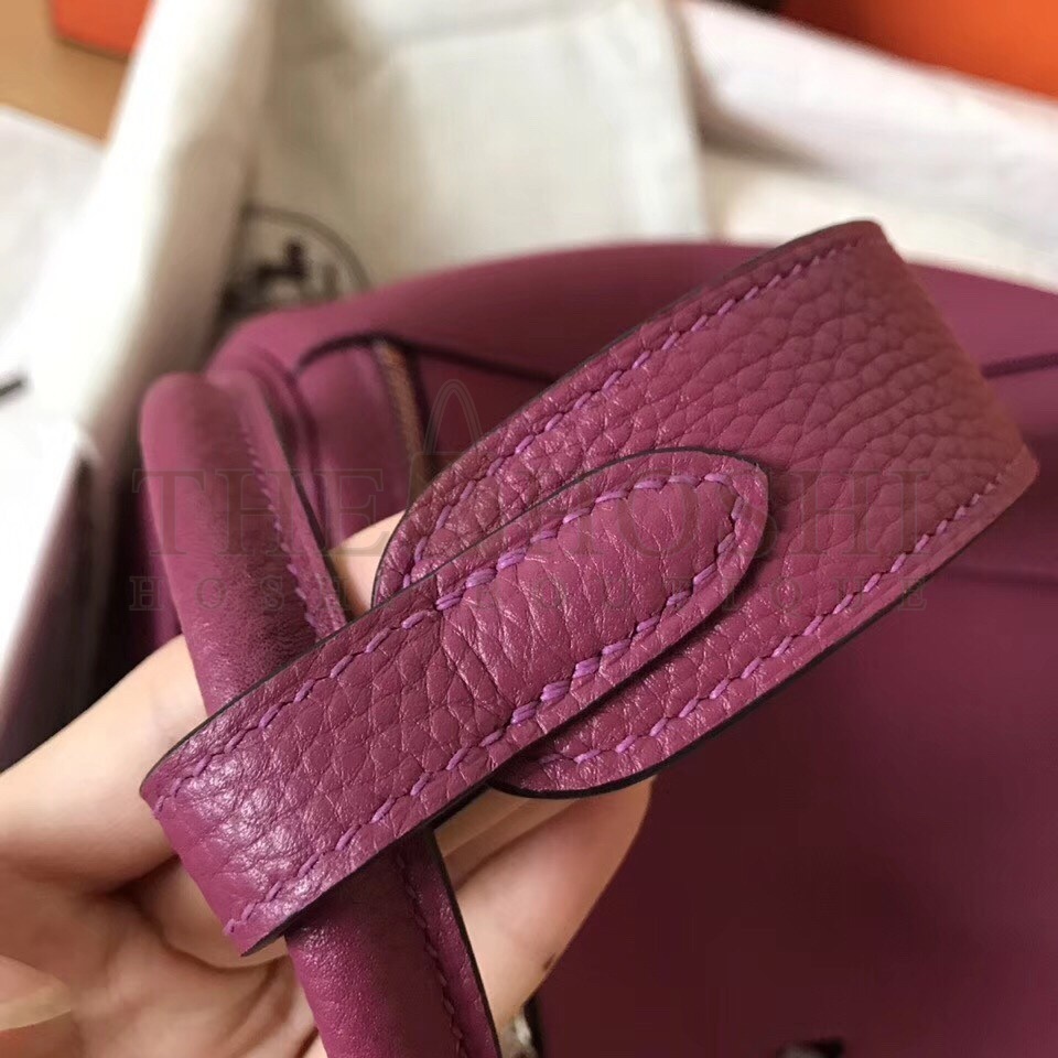 H**me5 Purple Lindy 30cm Clemence Handmade Bag Master Quality