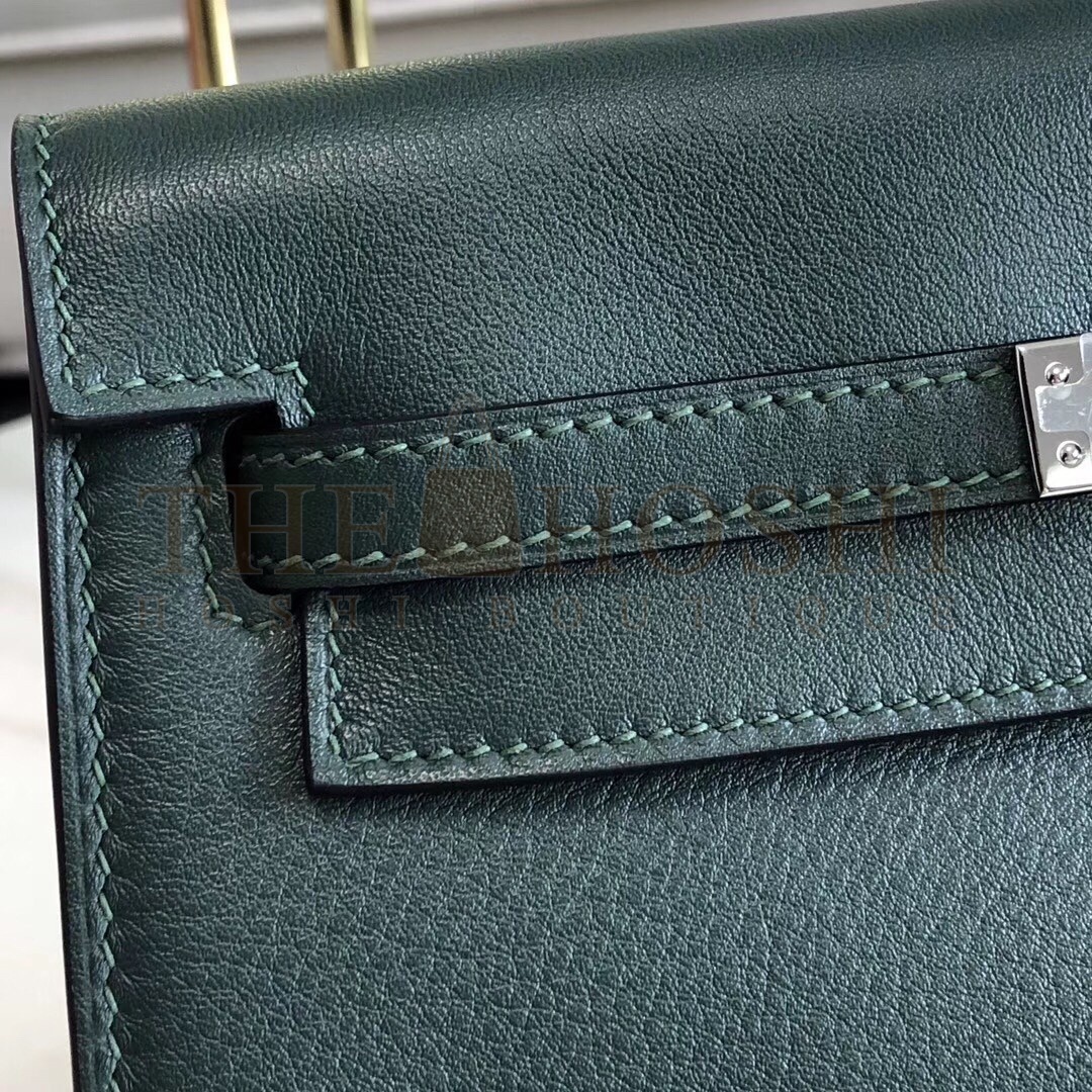 H**me5 Dark Green Swift Kelly Danse Bag Master Quality