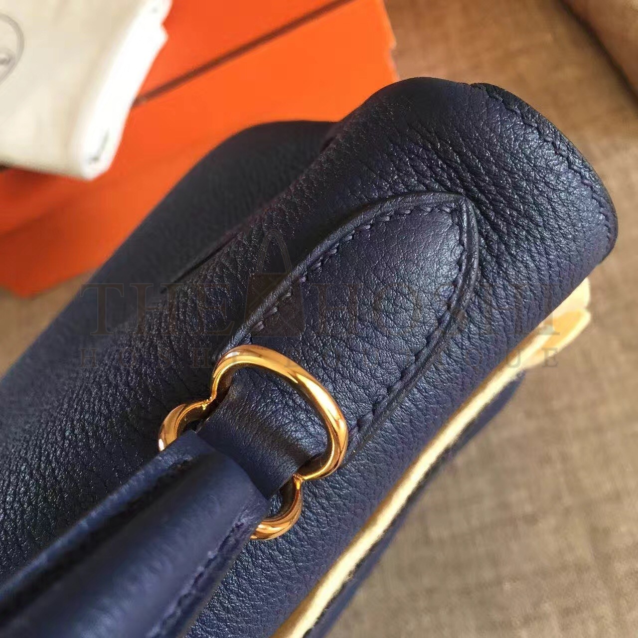 H**me5 Sapphire Clemence Kelly Retourne 32cm Handmade Bag Master Quality