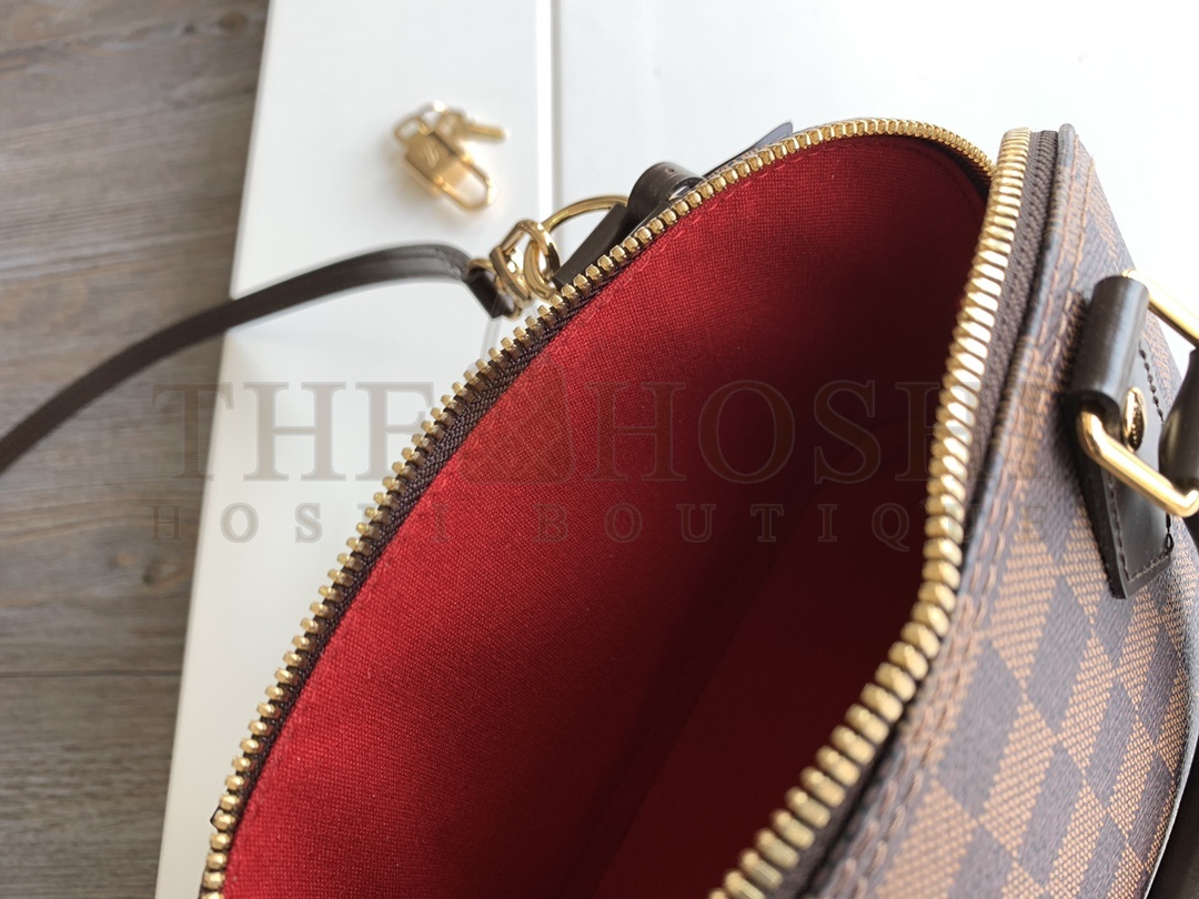 L0vis Vvtt0n LV Women Alma BB Handbag in Graphic Damier Ebene Canvas  N41221 M53152 Master Quality