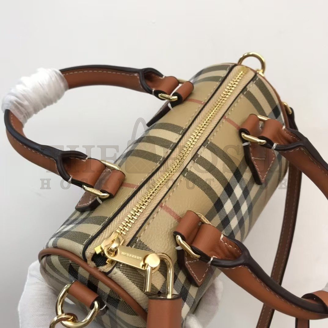 Bv*b*rry Mini Check Bowling Bag Master Quality