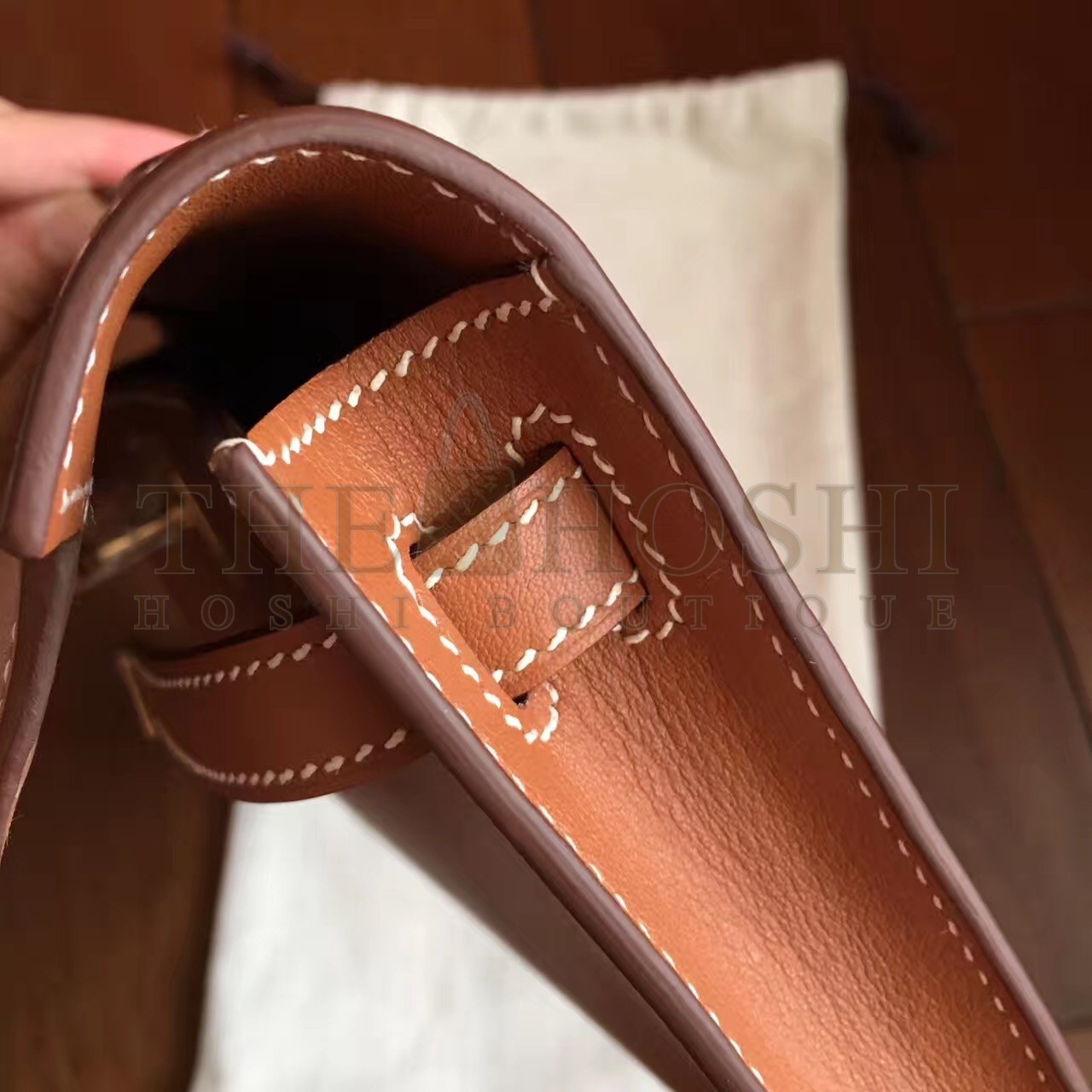 H**me5 Gold Swift Kelly Cut Handmade Bag Master Quality