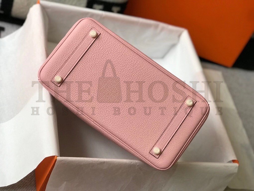 H**me5 Birkin 35 Bag in Pink Clemence Leather with GHW Master Quality