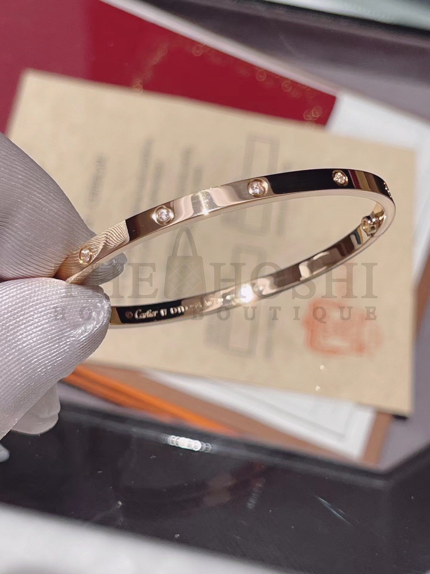 Ca*t1er Love Bracelet with Ten D1am0nds, SMALL MODEL Master Quality