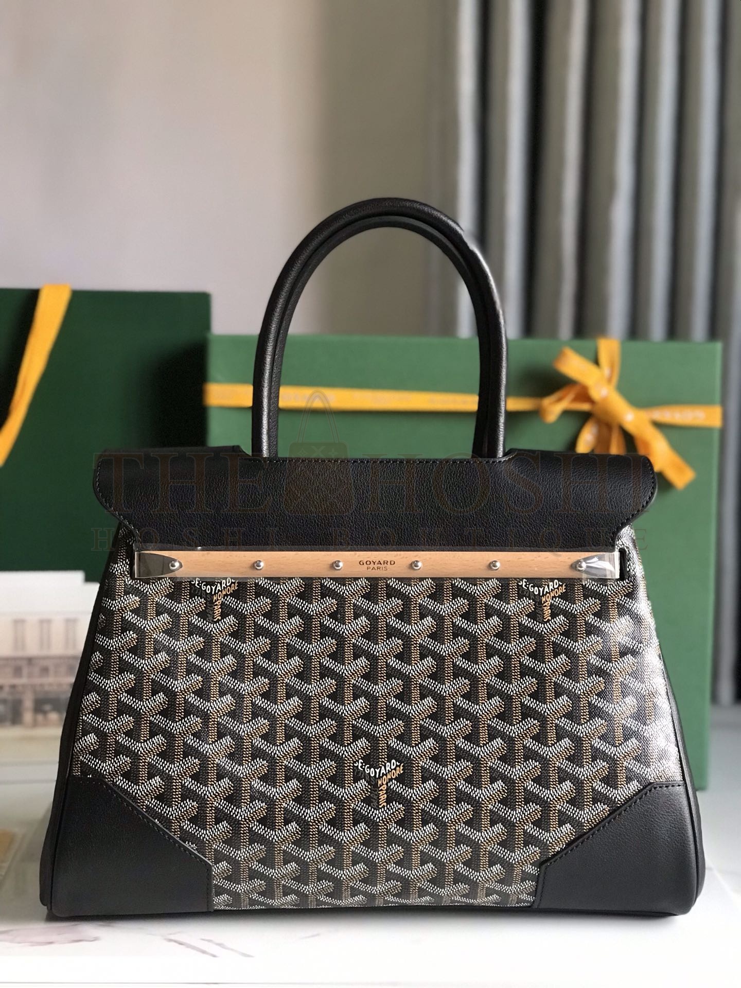 G09ard Saigon Tote Bag Black Canvas 34x18x24cm Master Quality
