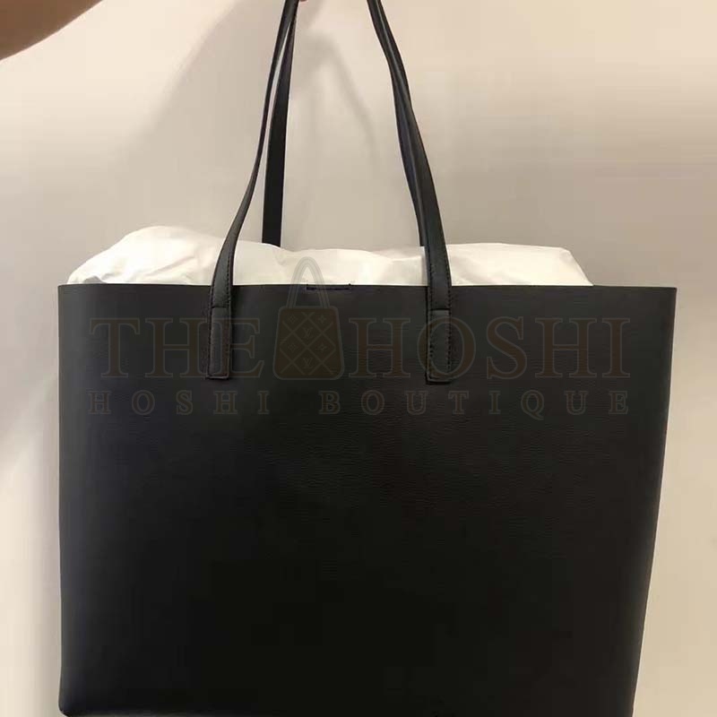 Sa1nt Lau*nt Y51 Women Shopping Sa1nt Lau*nt Tote Black Leather and light brown 38×28×13cm Master Quality
