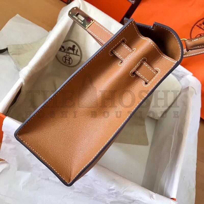 H**me5 Gold Epsom Kelly 28cm Handmade Bag Master Quality