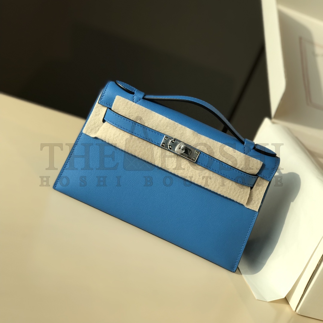 H**me5 Kelly Pochette Swift Bag Handmake 22x12x7cm Master Quality