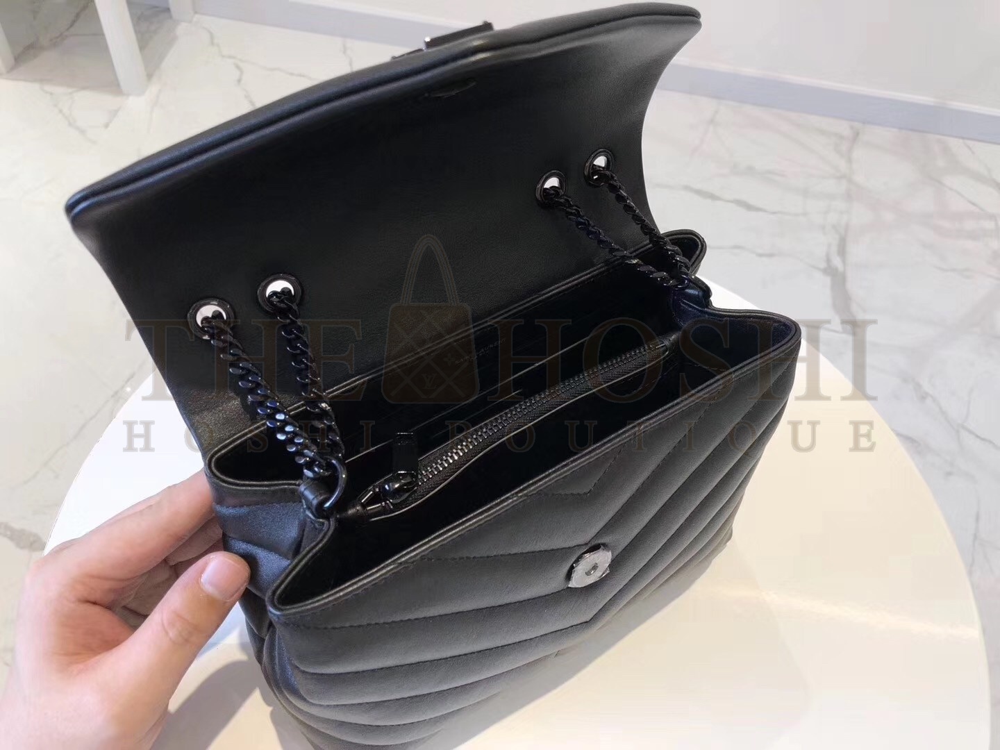Sa1nt Lau*nt So Black Loulou Small Shoulder Bag Master Quality