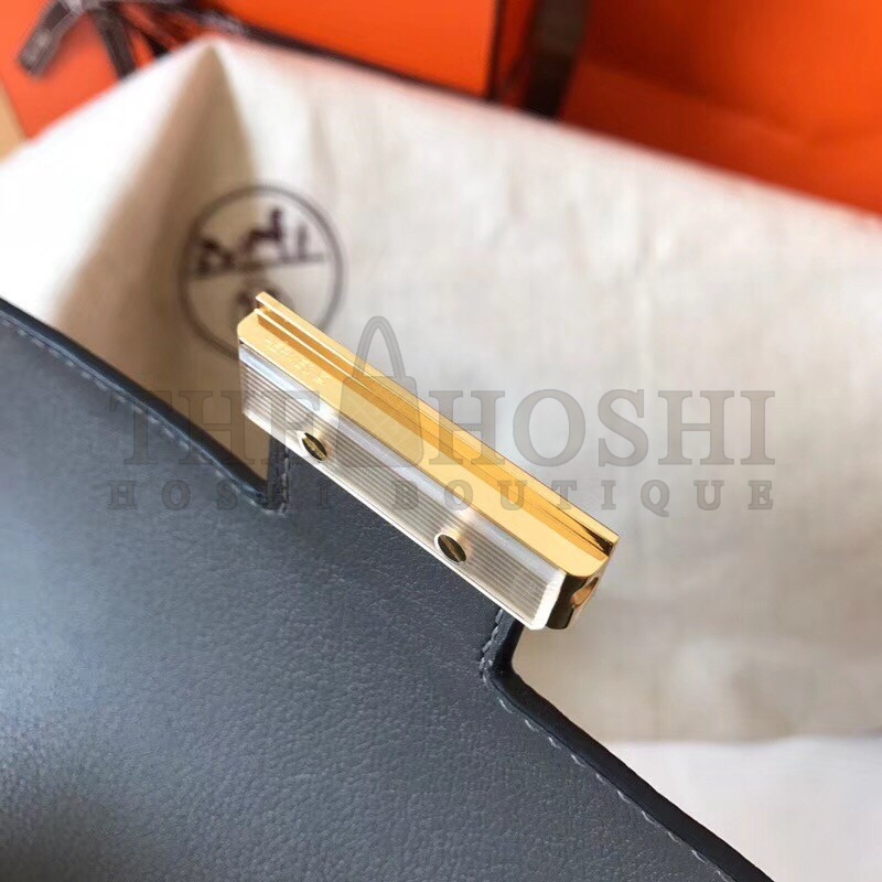 H**me5 Epsom Constance 24cm Ardoise Handmade Bag Master Quality