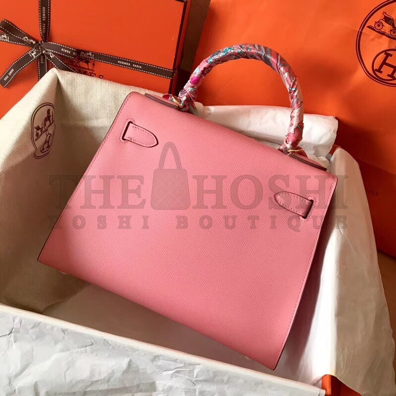 H**me5 Rose Confetti Epsom Kelly 28cm Handmade Bag Master Quality