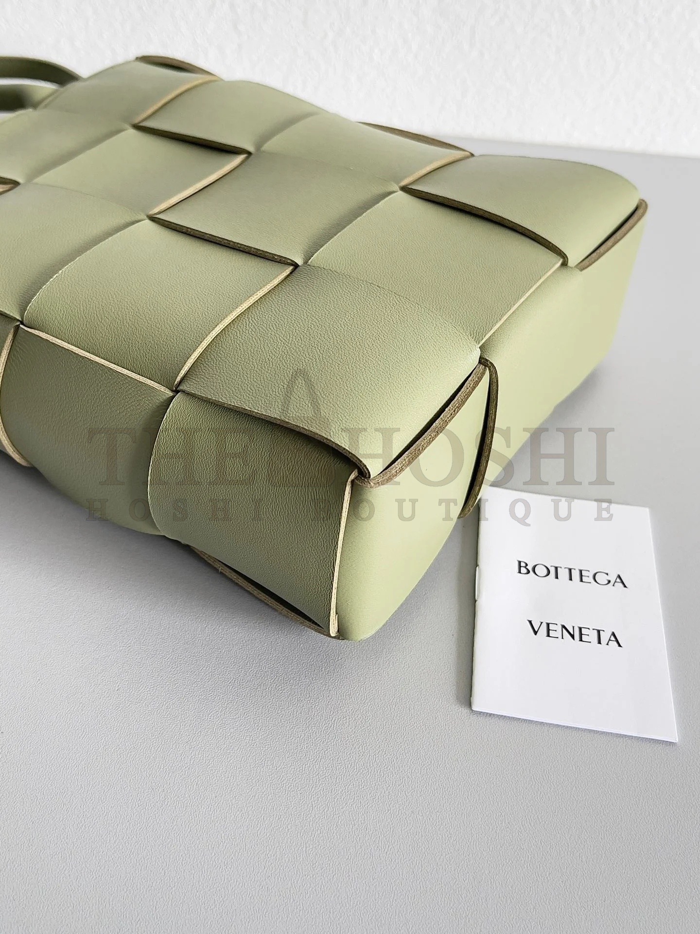 B0tt*ga Ven*ta Cassette Mini Tote Bag In Travertine Lambskin Master Quality