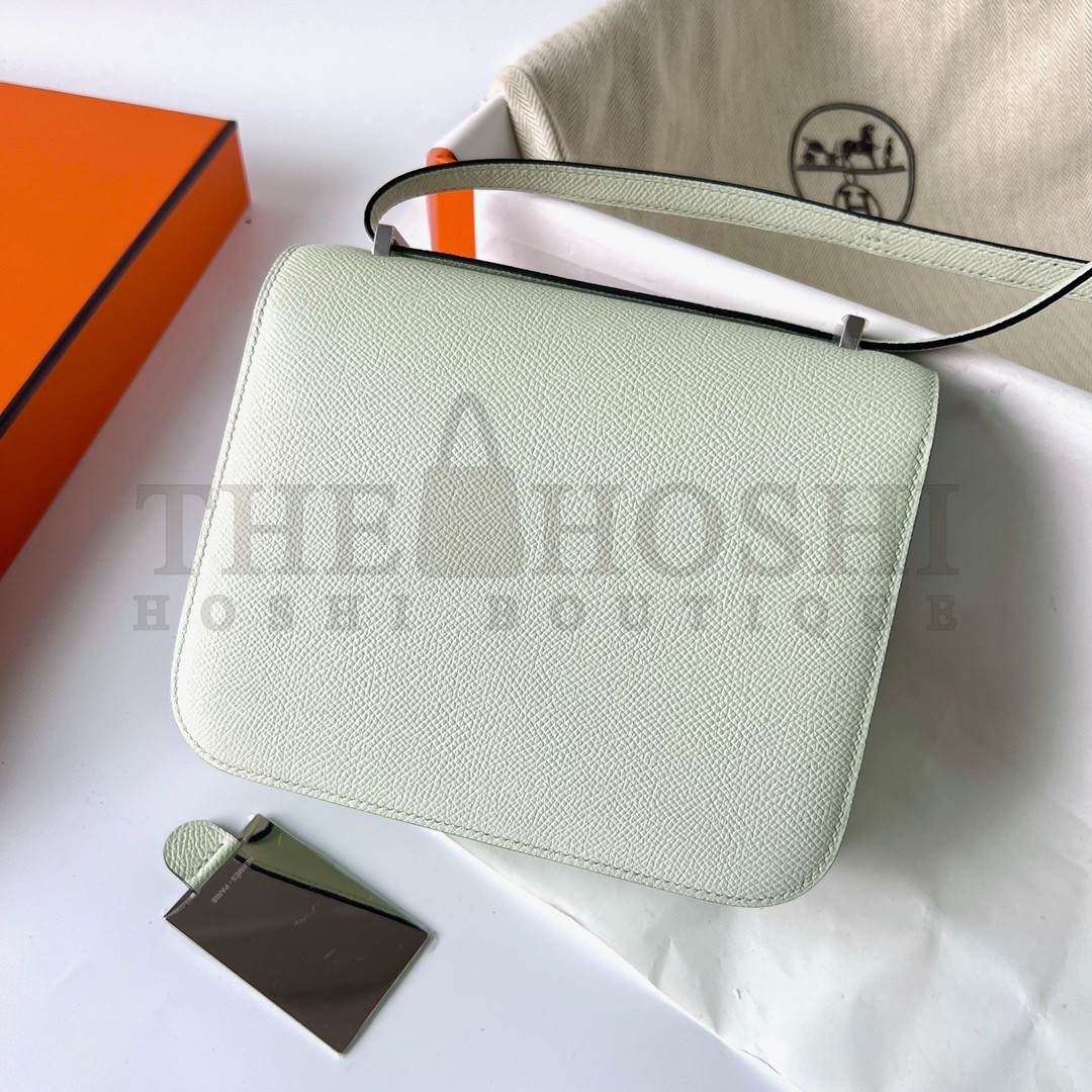 H**me5 Constance 1-18 Mirror Bag In Vert Fizz Epsom Calfskin Master Quality
