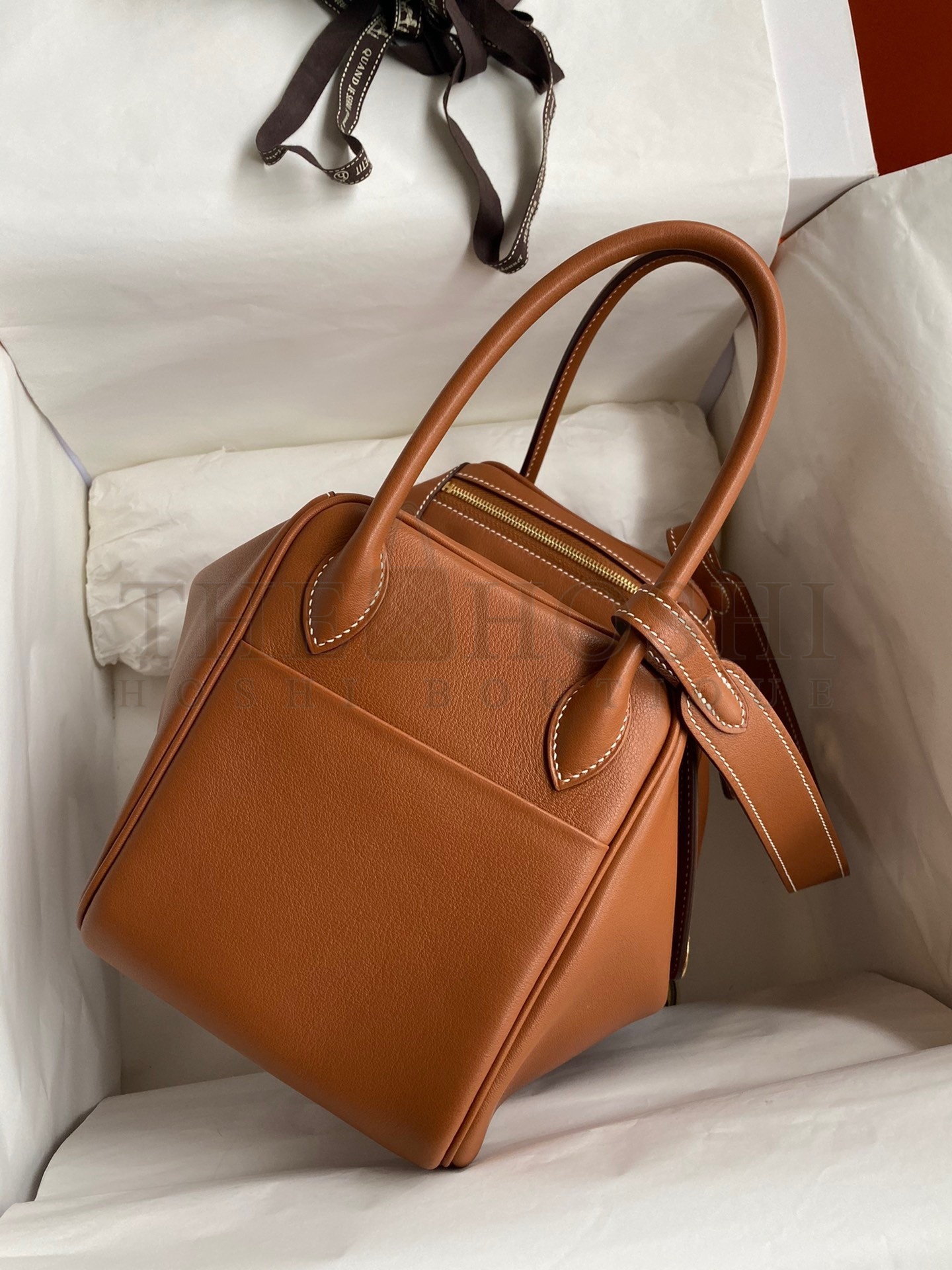 H**me5 Lindy 26 Handmade Bag In Gold Swift Calfskin Master Quality