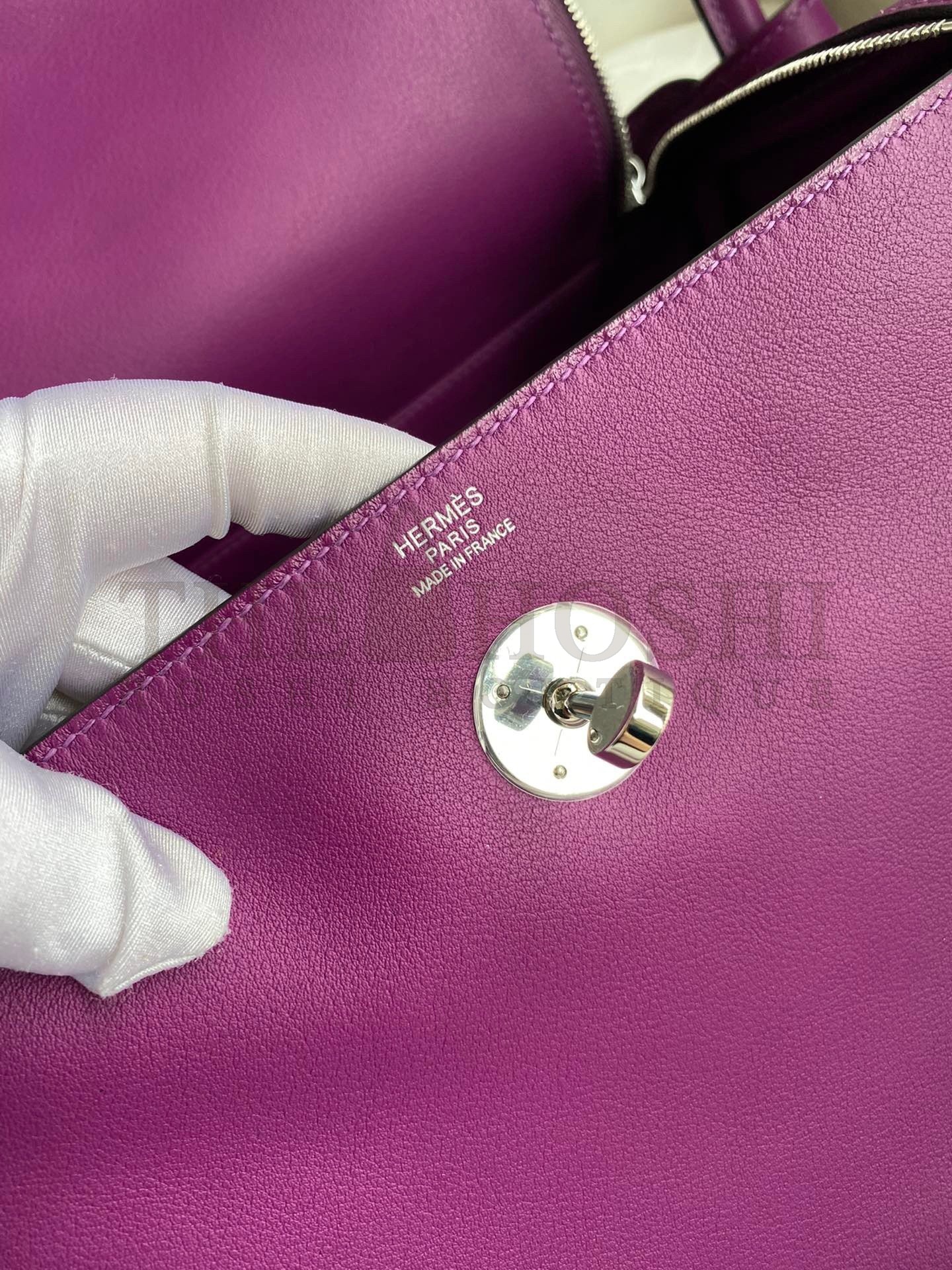H**me5 Lindy 26 Handmade Bag In Anemone Swift Calfskin Master Quality