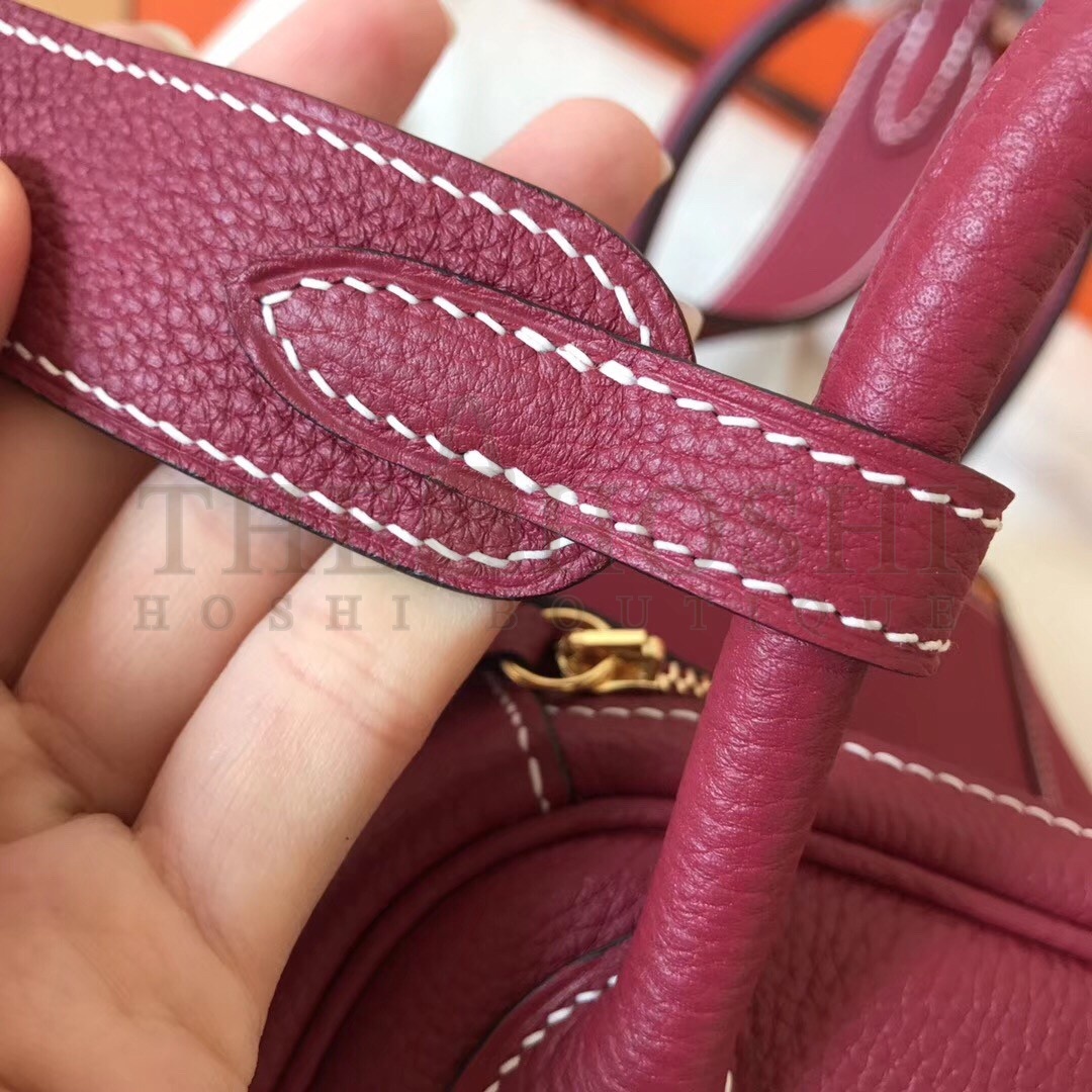 H**me5 Ruby Lindy 30cm Clemence Handmade Bag Master Quality