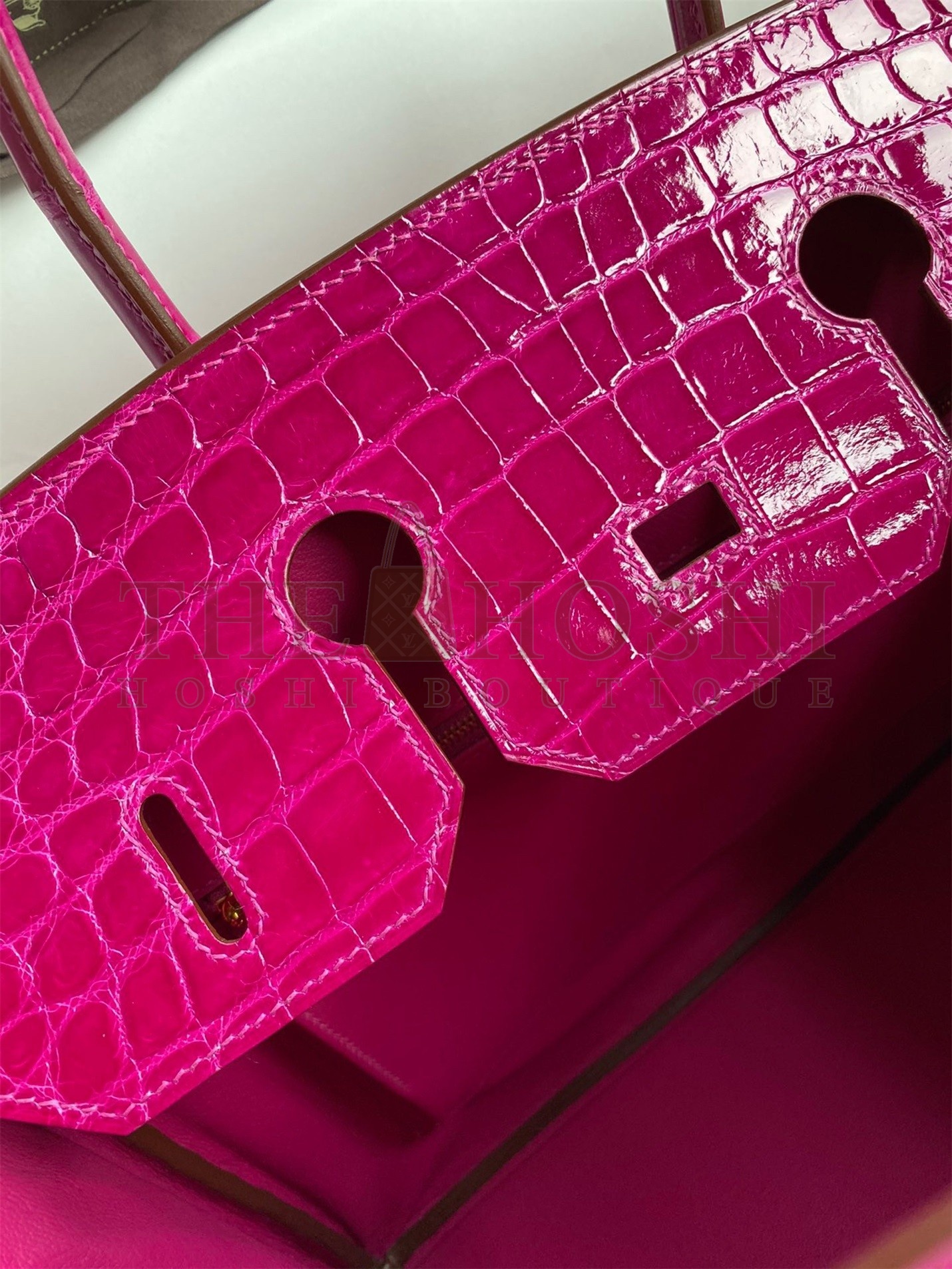 H**me5 Birkin 35 Retourne Handmade Bag In Etain Epsom Calfskin Master Quality