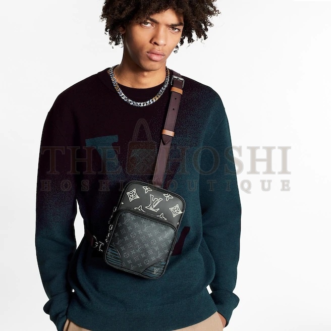L0vis Vvtt0n LV Men Amazone Sling Bag Monogram Eclipse Canvas Master Quality