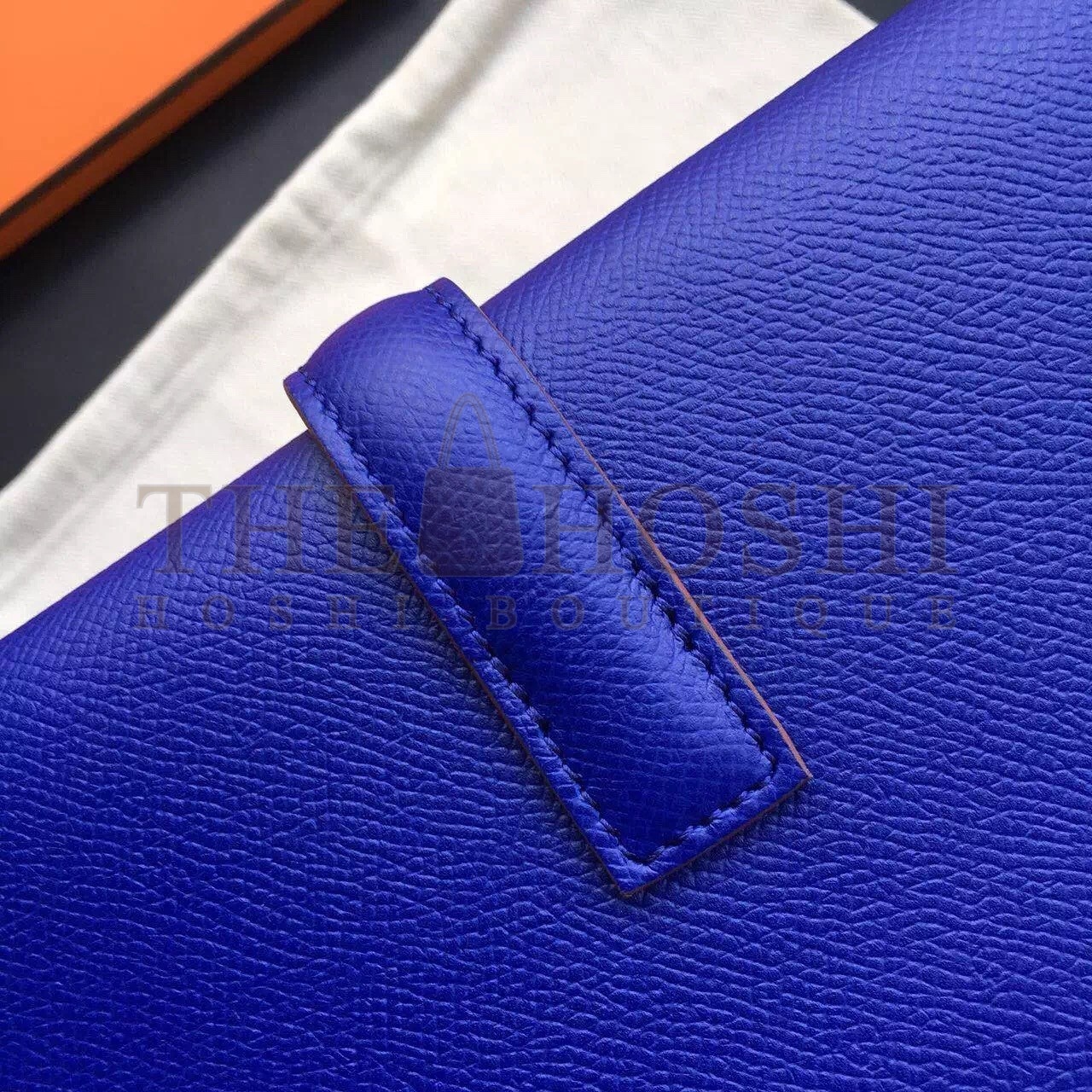 H**me5 Blue Electric Epsom Jige Elan 29 Clutch Bag Master Quality