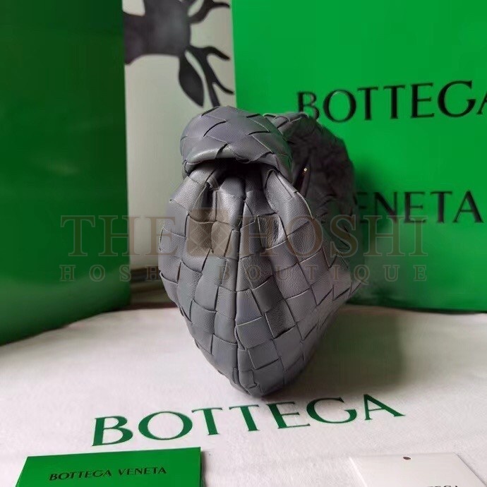 B0tt*ga Ven*ta Mini BV Jodie Bag In Thunder Woven Leather Master Quality
